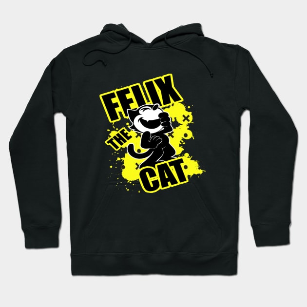 Black Cat Hoodie by RandomTask